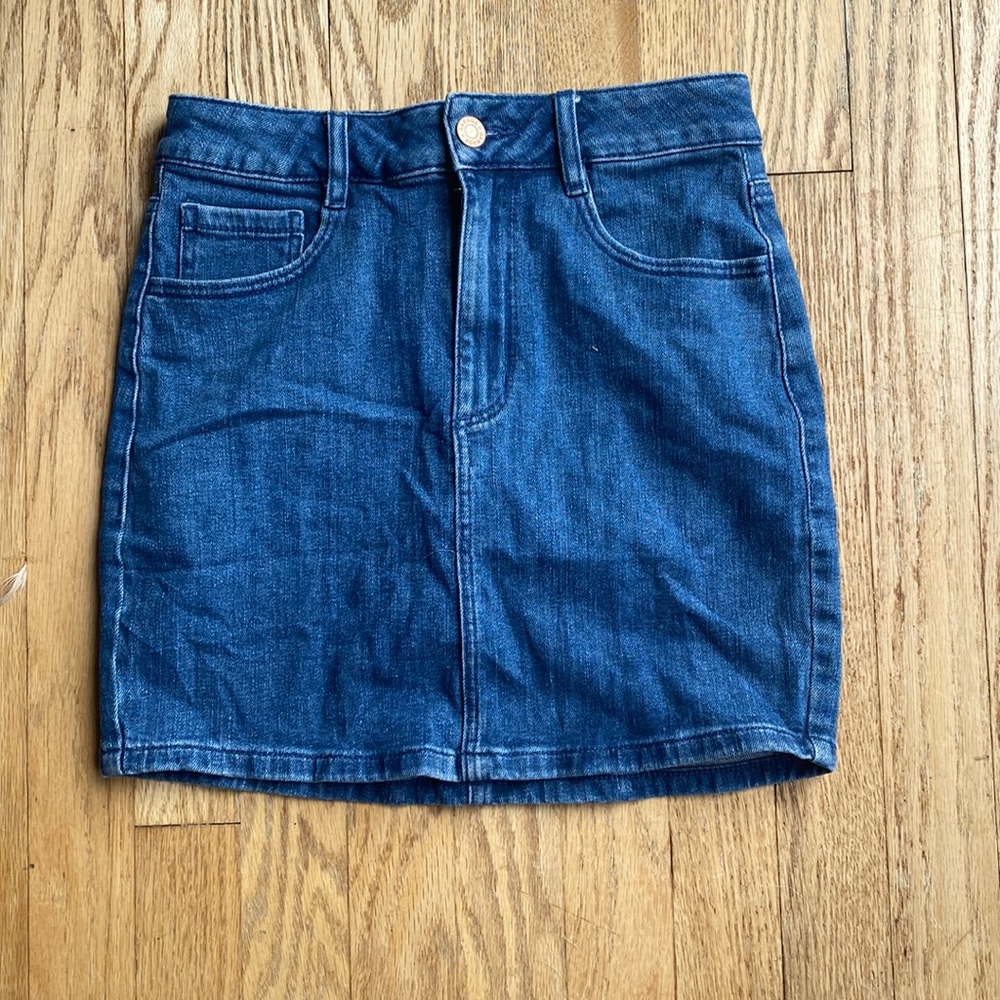 Garage Denim Mini Skirt